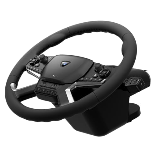 Truck Control System with Force Feedback Steering Wheel, Shifter Control Panel, & Pedals X85412