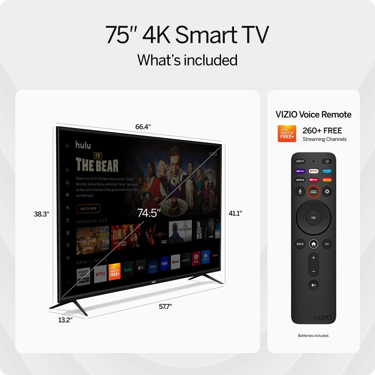 75" 4K UHD LED Smart TV F1751