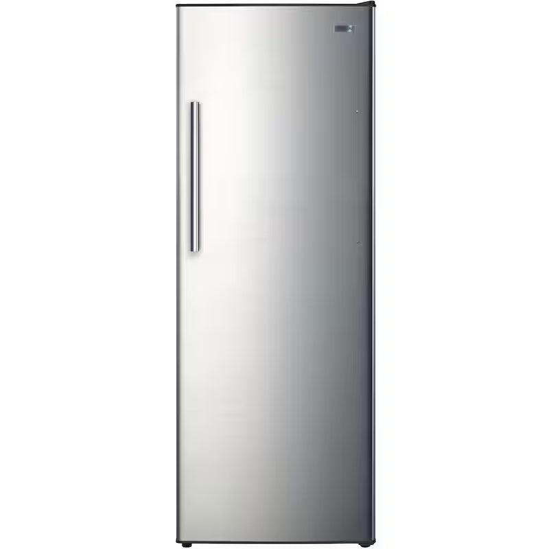 11 cu. ft. Convertible Upright Freezer/Refrigerator in Stainless Steel J424