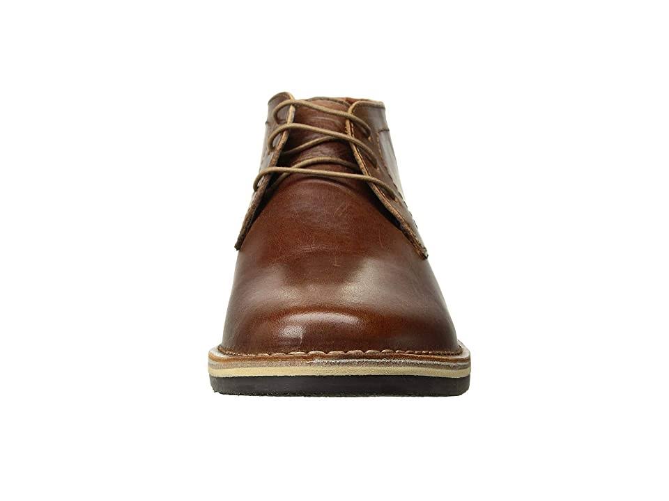 Cognac Leather Men&s Size 15 Wide Shoes S155480