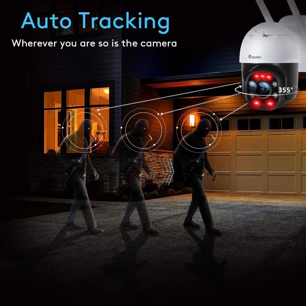 1080P Outdoor WiFi Security Camera with Auto Tracking N61743