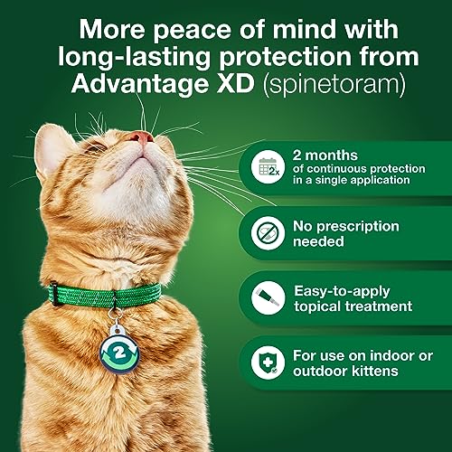 Large Cat Flea Prevention Treatment, 4 Topical Doses Z5030