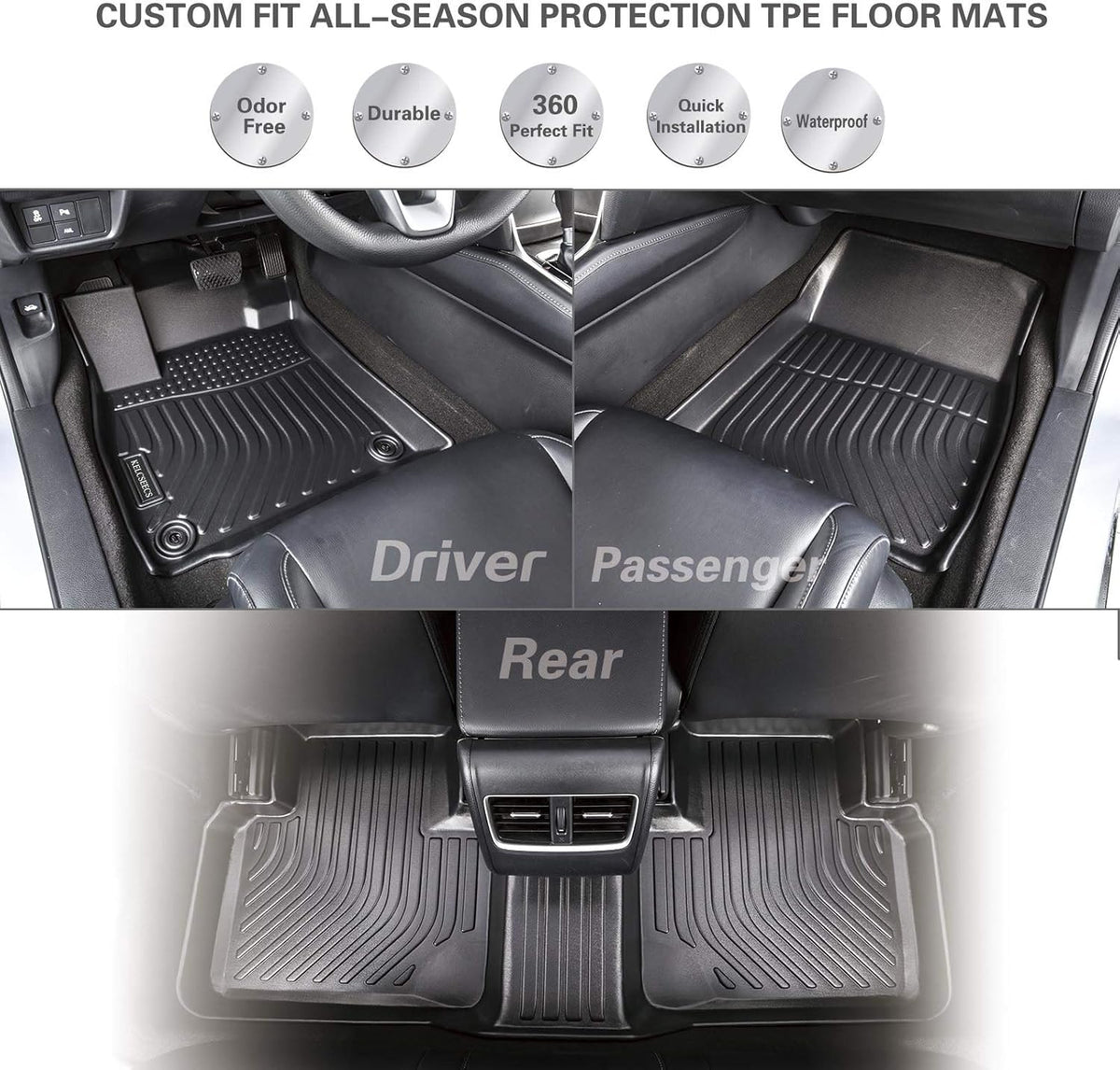 Custom Waterproof Rubber Car Floor Mats T694