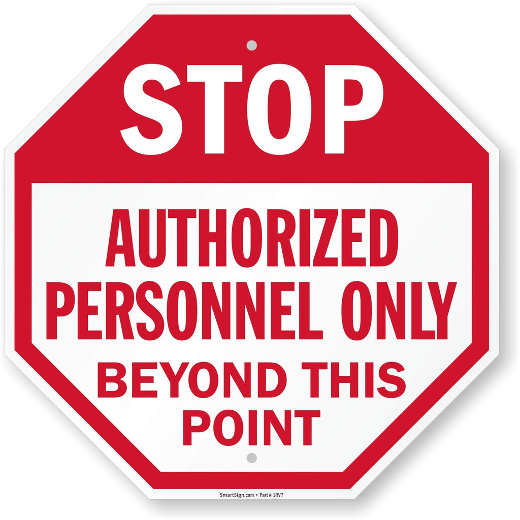 18" x 18" Reflective Aluminum Sign Pack of 2 C49538