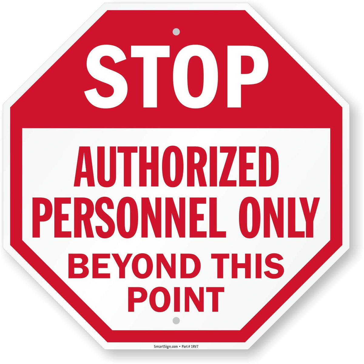 18" x 18" Reflective Aluminum Sign Pack of 2 C49538