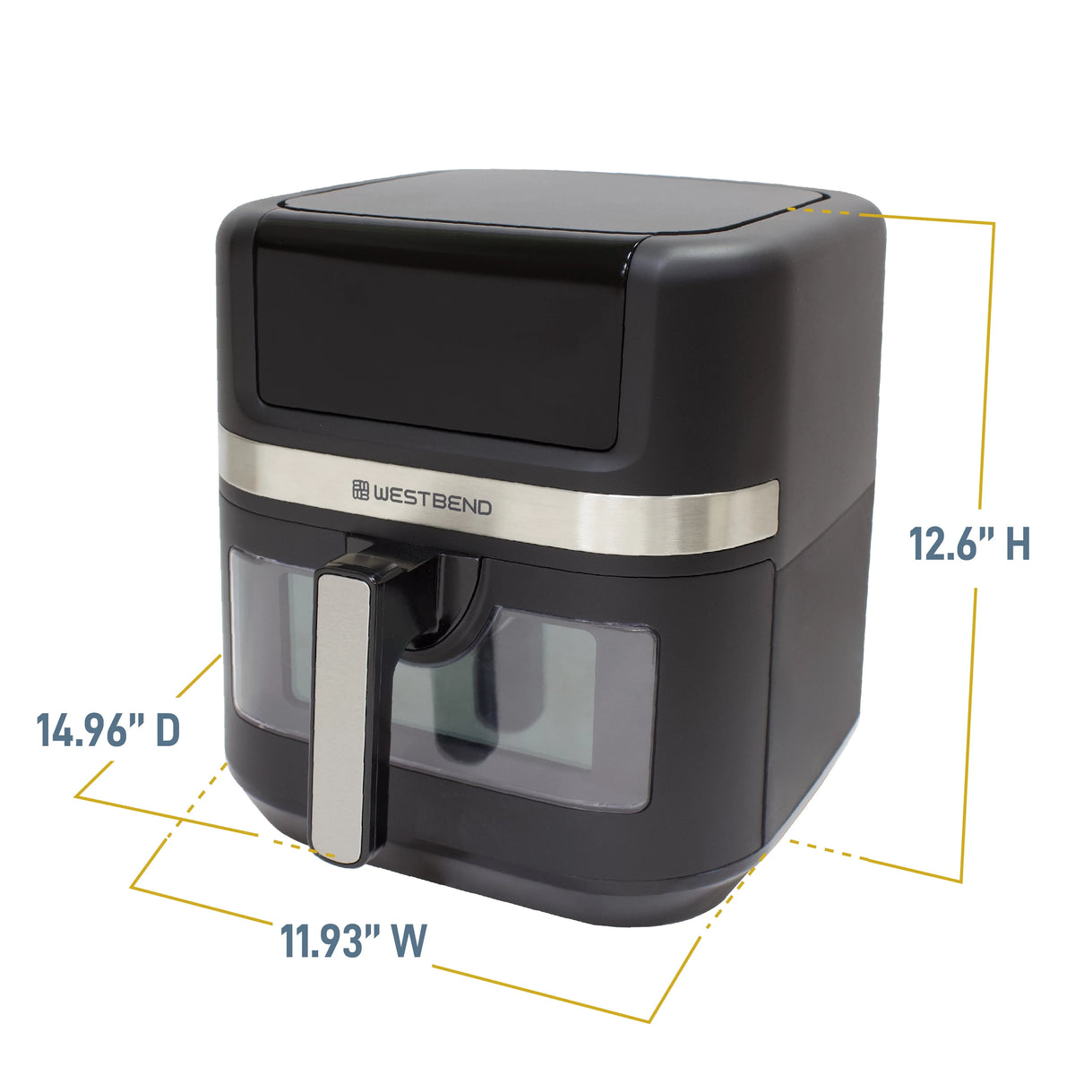 7QT Black Air Fryer D626
