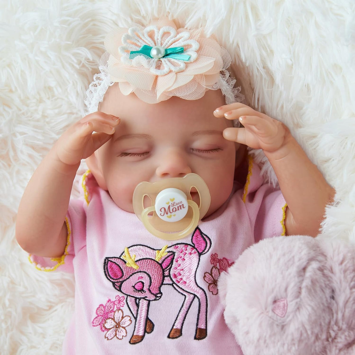 20 Inch Cloth Body Reborn Baby Doll S7805