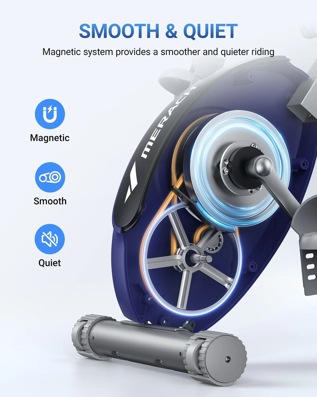 Folding Magnetic Upright Exercise Bike I5888