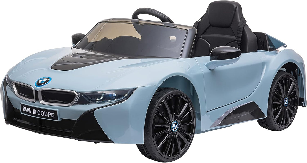 Blue BMW I8 Coupe Electric Kids Ride-On Car 6V Battery Powered Toy with Remote Control D9379