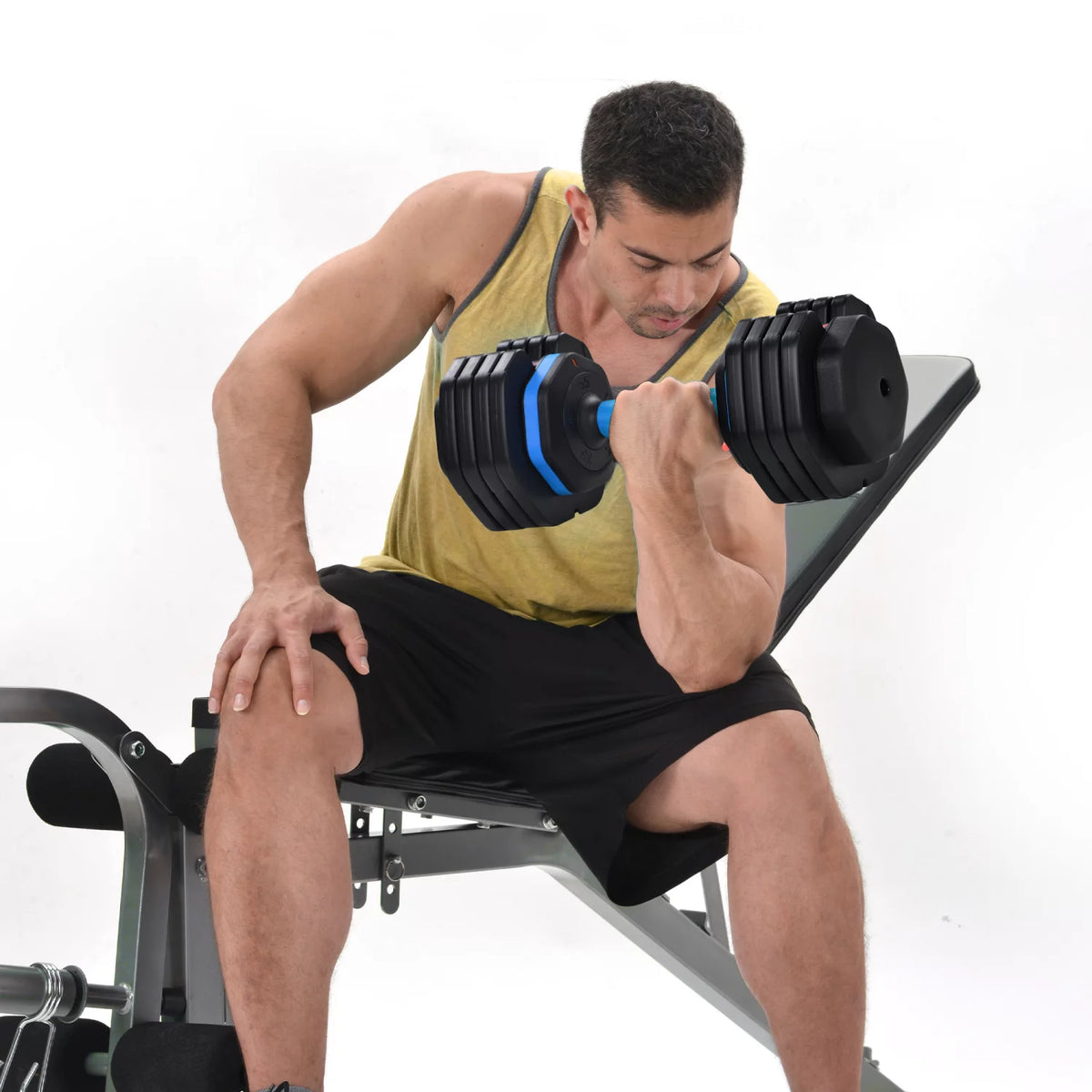 55 lb Adjustable Dumbbell with Tray T1167