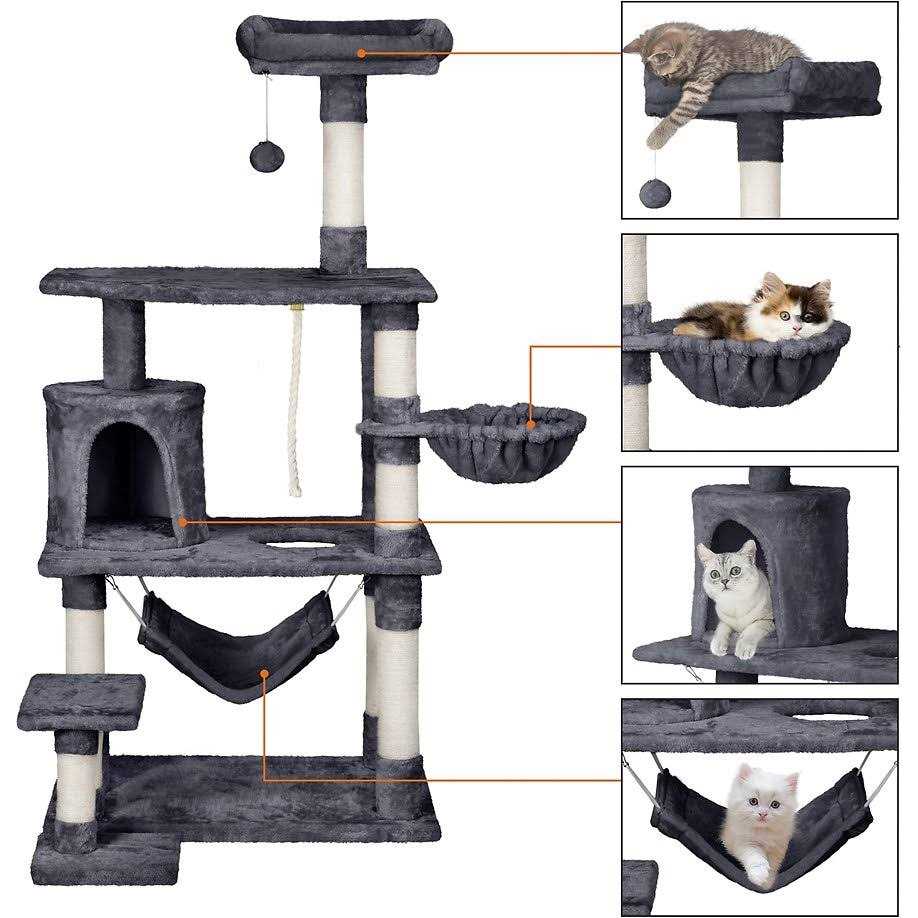 Plush Cat Tree Condo H63954