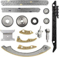 Engine Timing Chain Kit with Chain Guide Tensioner Sprocket I136