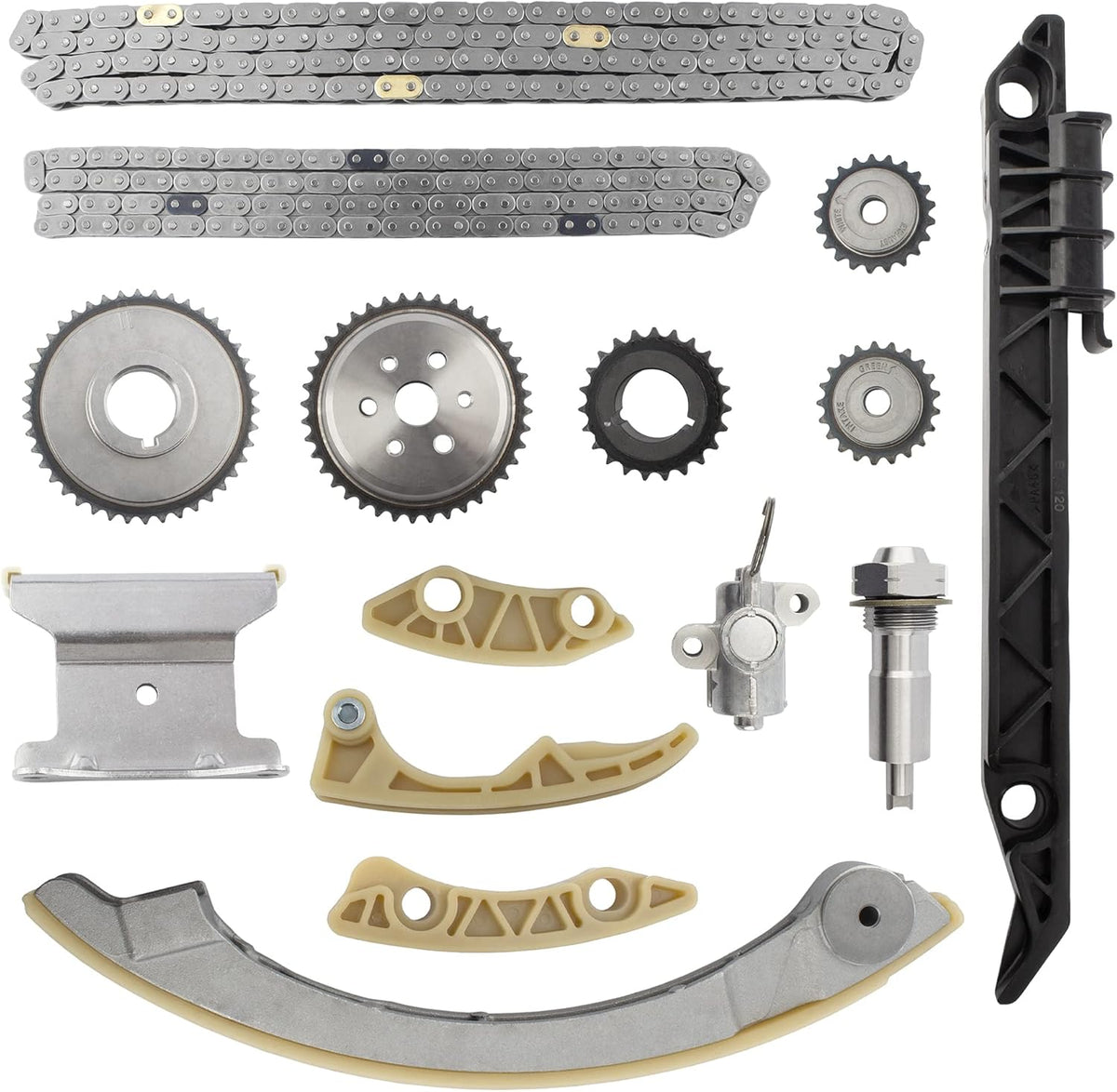 Engine Timing Chain Kit with Chain Guide Tensioner Sprocket I136