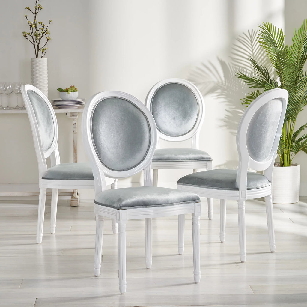Velvet Dining Chairs Set of 4 J528862