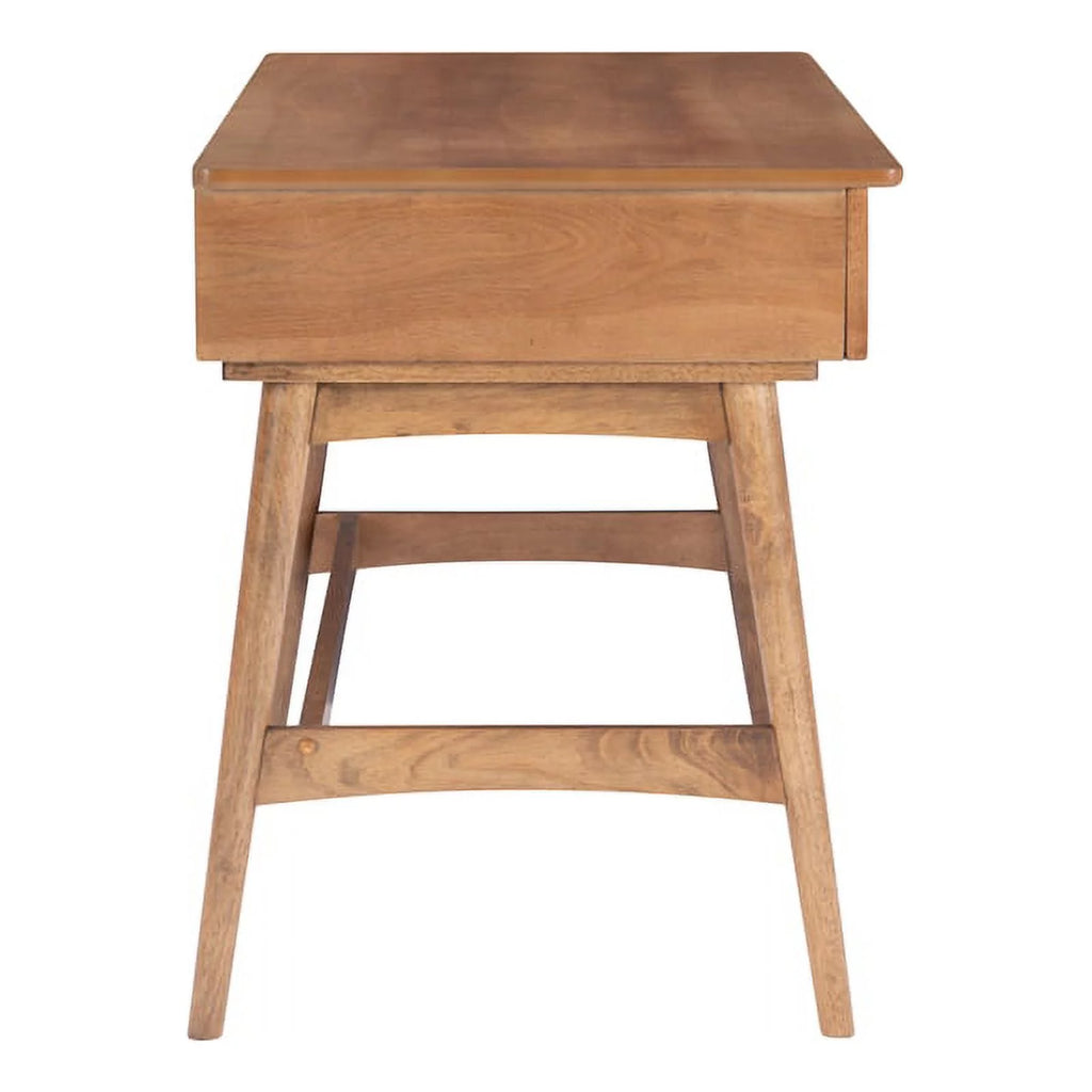 Natural Rattan Wood Desk with Drawers Z6574