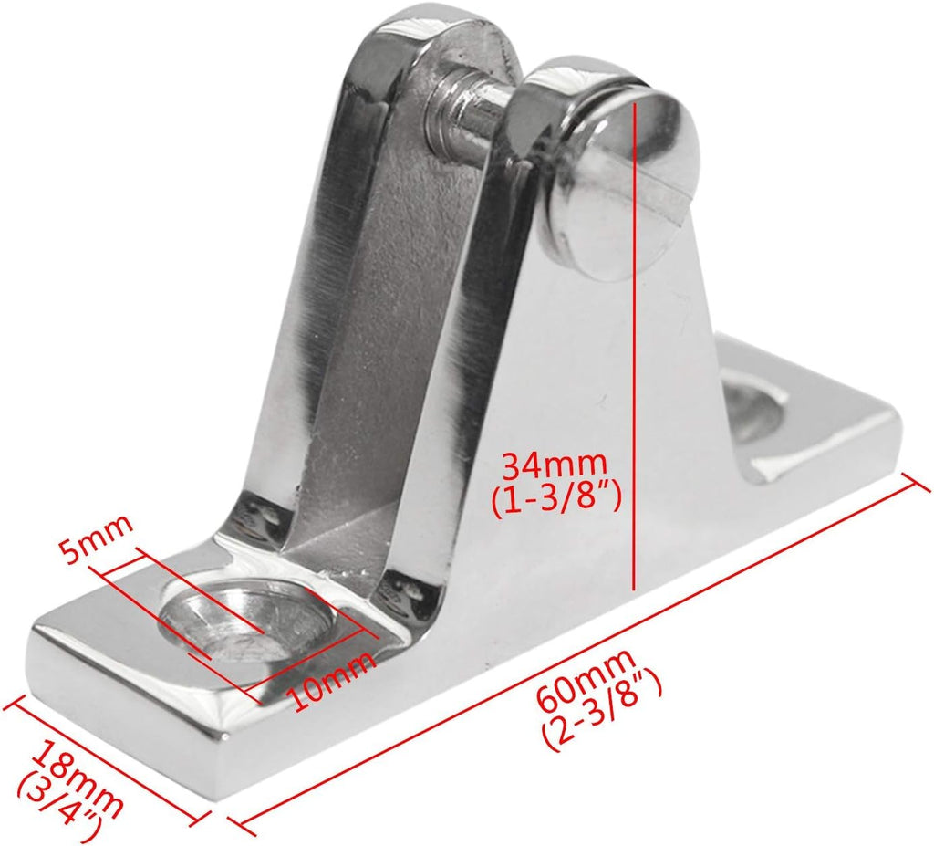 7/8 Bimini Top 3-Bow Stainless Steel Boat Hardware 12Set U534