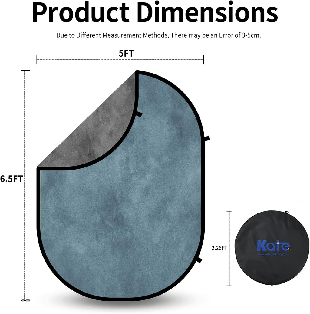 Collapsible Pop-up Photo Backdrop 5x6.5ft X73772