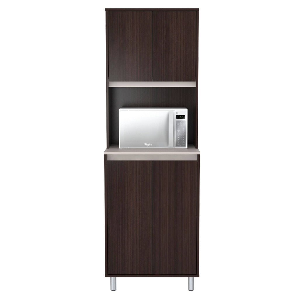 4-Door Cabinet with Open Space A489578