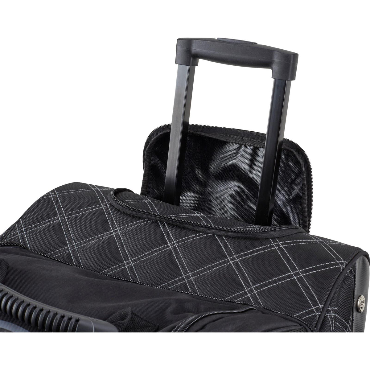 Large Multi-Compartment Nylon Travel Gear Bag with Wheels C54565