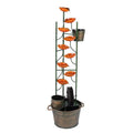 Orange Metal Outdoor Fountain B530626