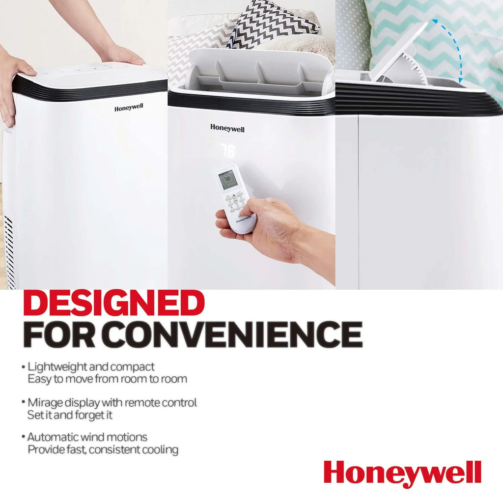 9,900 BTU 115 V 450 Sq. ft. Portable Air Conditioner/Dehumidifier in White U1313