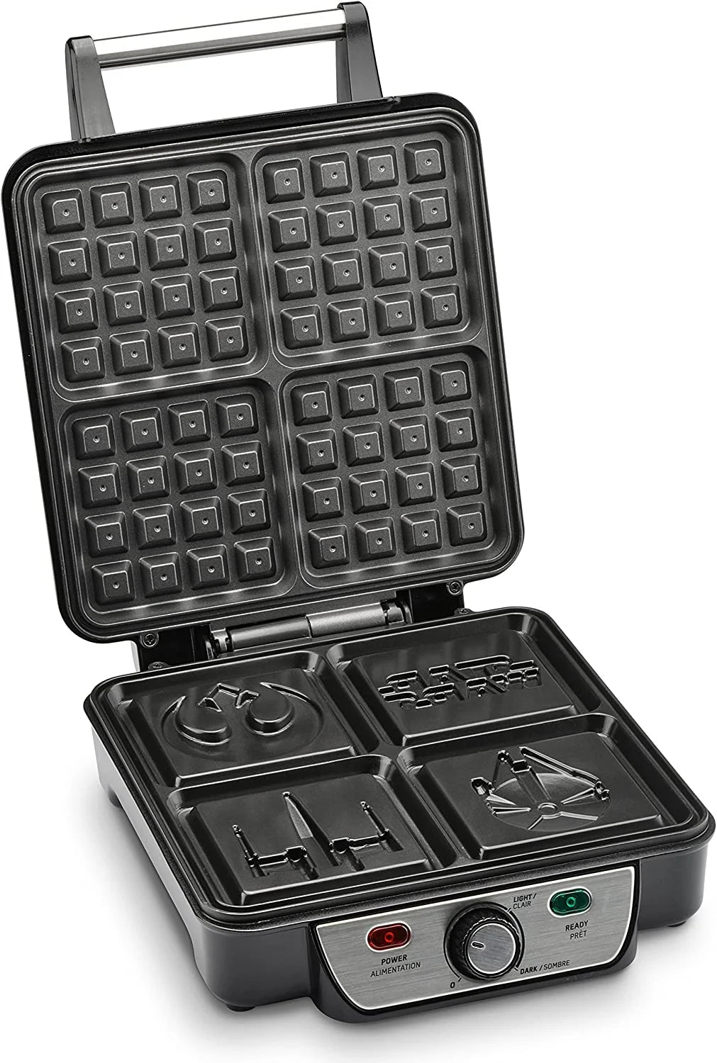 Black 4-Waffle Maker I21344