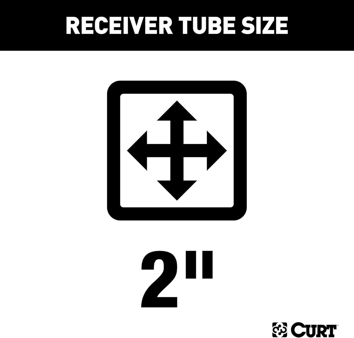 Class 3 Trailer Hitch, 2-Inch Receiver, Black D8221