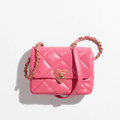 Pink Lambskin Mini Flap Bag B801996