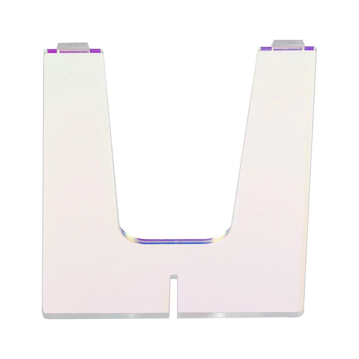18 inch Acrylic Iridescent Side Table U12619