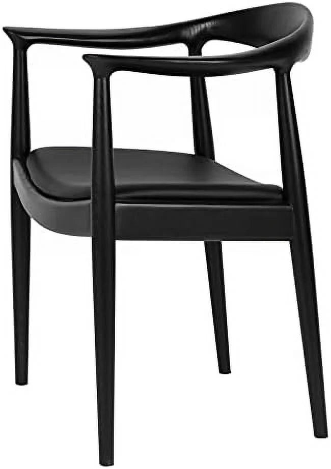 Black Upholstered Accent Chair D365423