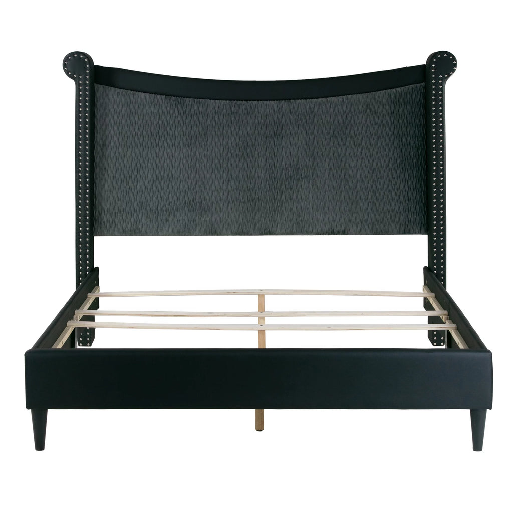 Black Queen Bed G7818