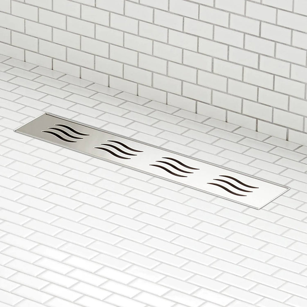 Brushed Stainless Steel Linear Shower Drain U1881