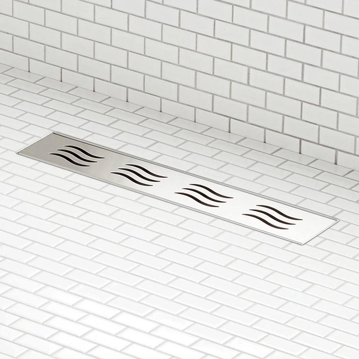 Brushed Stainless Steel Linear Shower Drain U1881