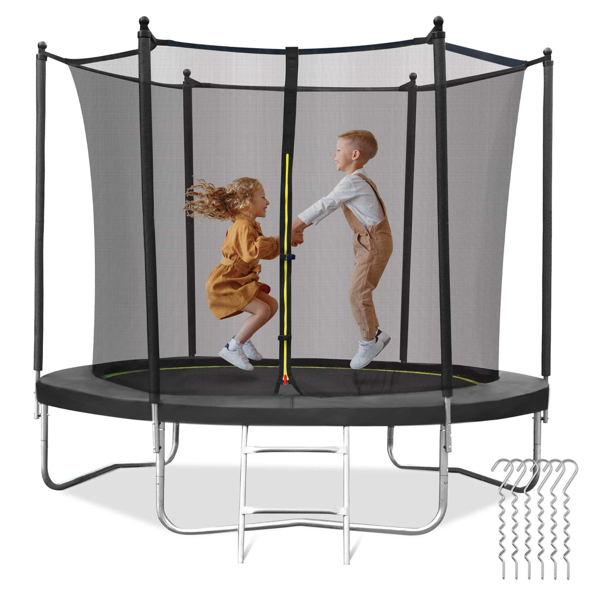 8ft Trampoline with 360 Safety Enclosure F92867