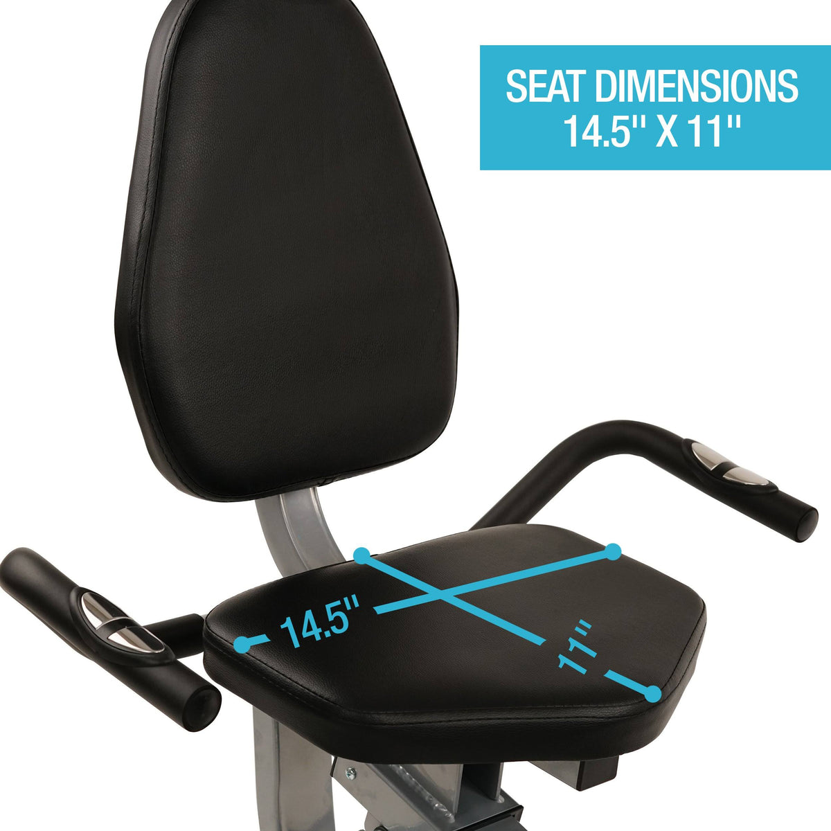 Magnetic Recumbent Exercise Bike with LCD Monitor U8802