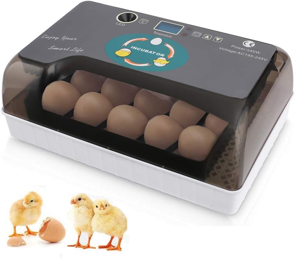 55 Egg Capacity Incubator with Automatic Egg Turning and Temperature Control Z9028