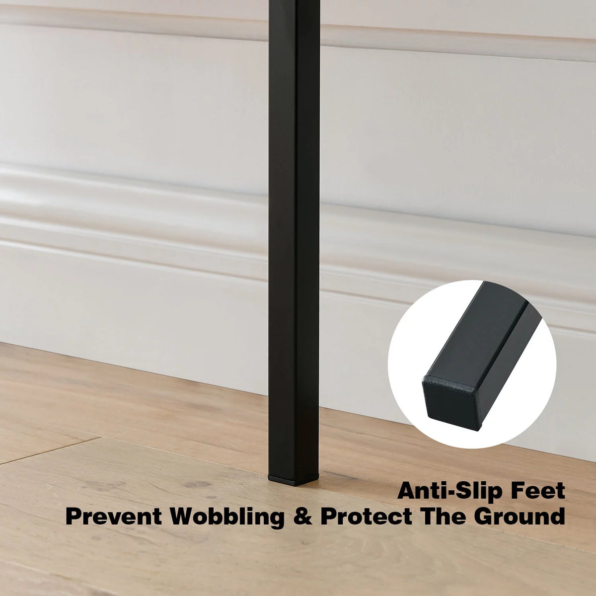 5 Tier Black Wall Mount Bookshelf Z717058