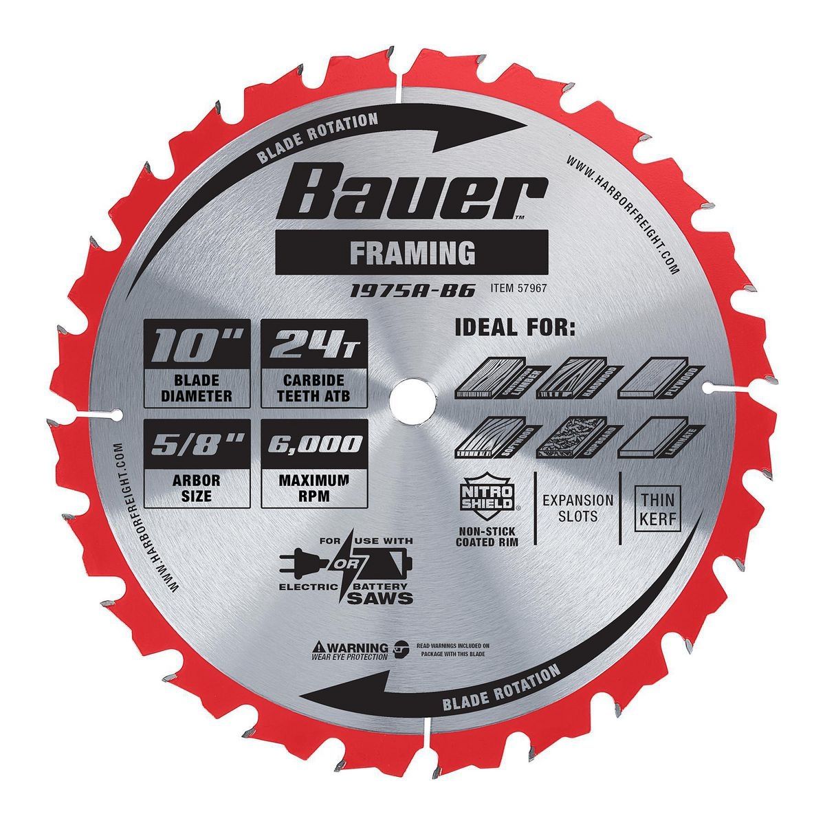 10 in. 24T Framing Circular Saw Blade B610