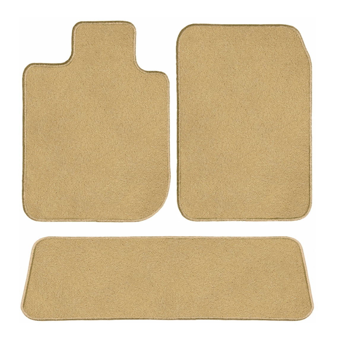 Beige Carpet Car Mats for Tesla Model X T328