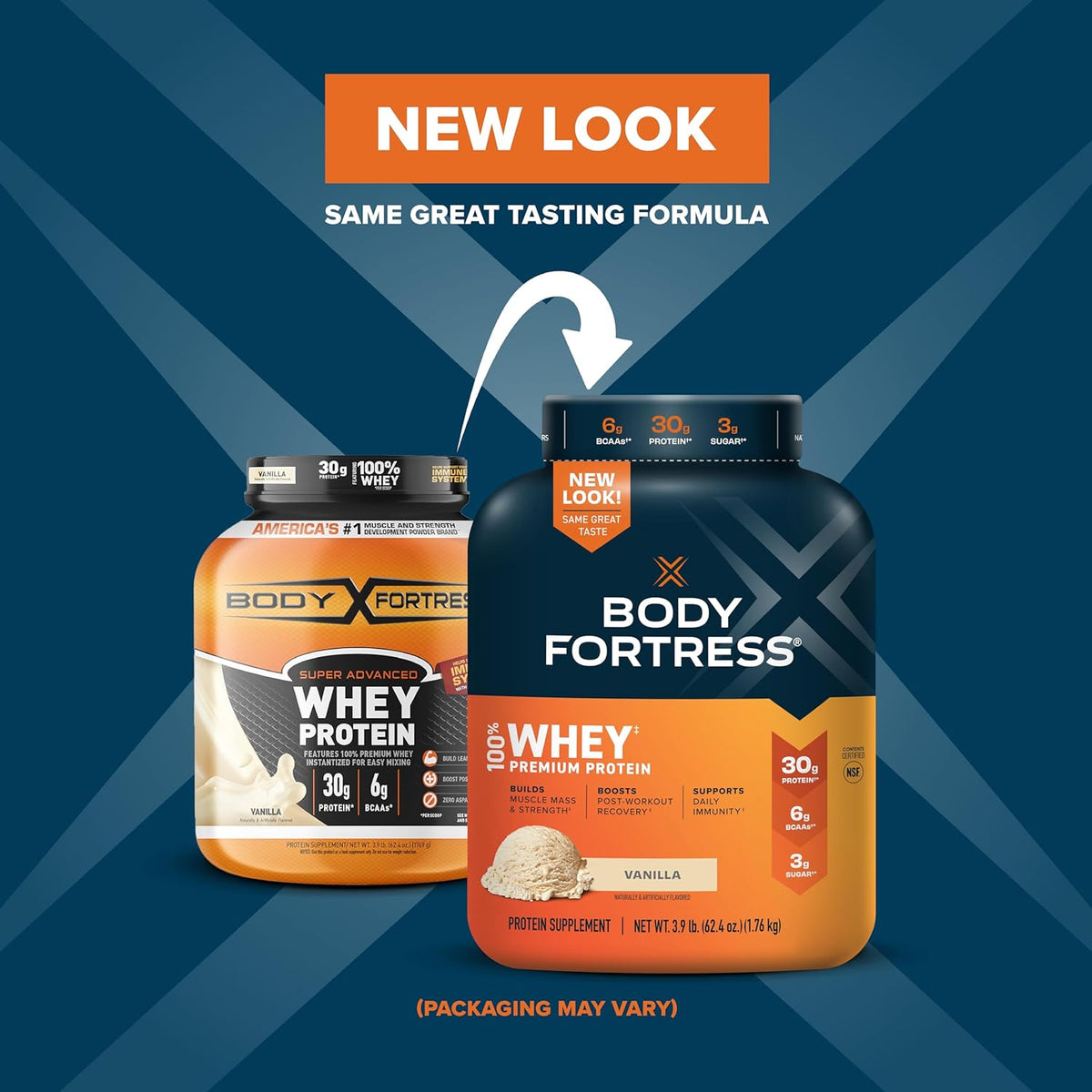 Vanilla & Chocolate Whey Protein Powder 3.9lbs Y77859