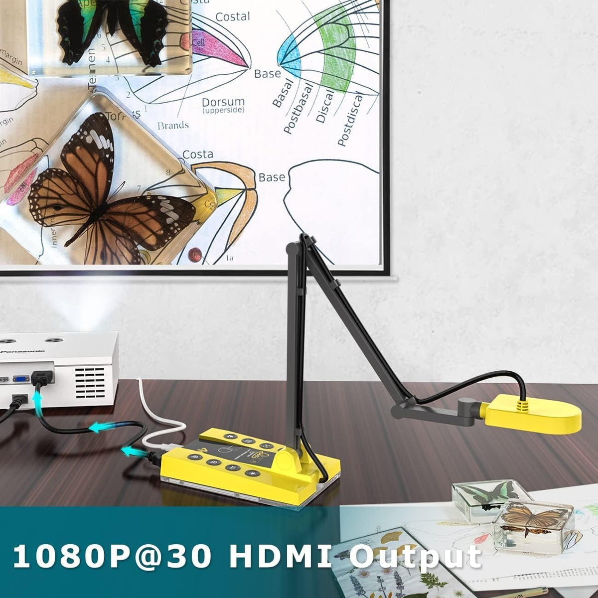 HDMI/USB Dual Mode Document Camera 15MP with LED Light Z363