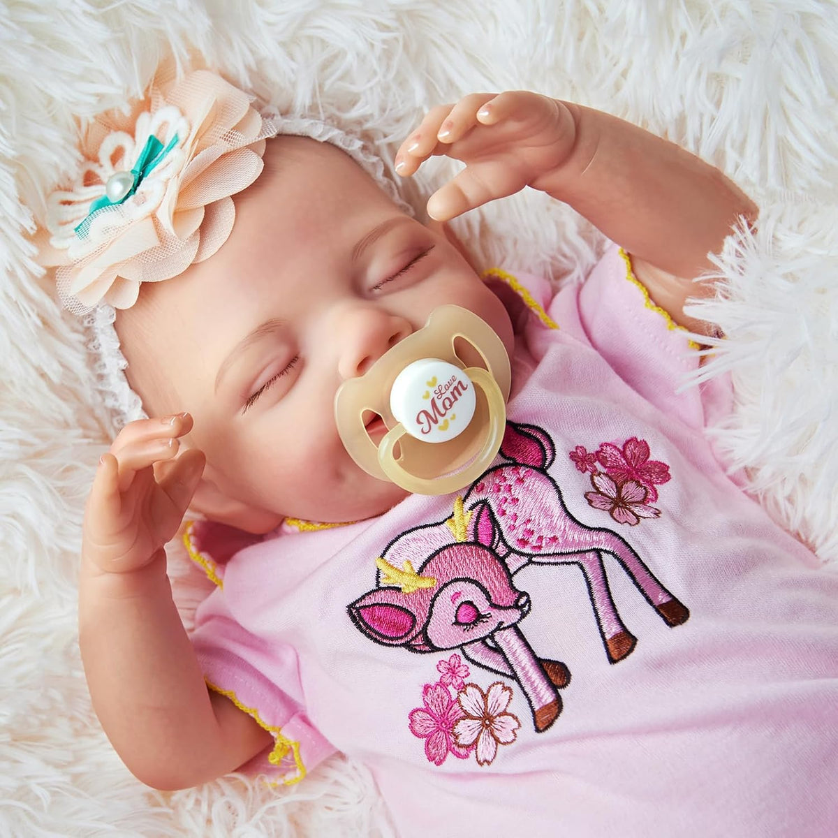 20 Inch Cloth Body Reborn Baby Doll S7805