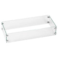 Tempered Glass Flame Guard for Drop-In Fire Pit Pan Q3312