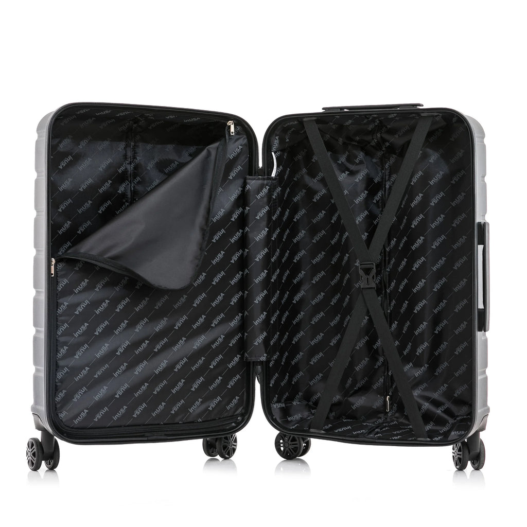 24" Hardside Lightweight Luggage with Spinner Wheels, Black M356258