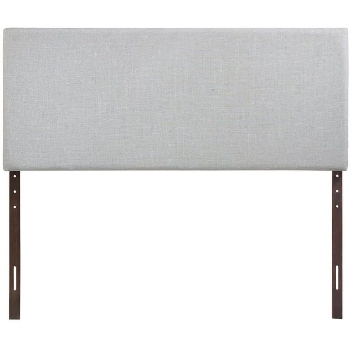 Gray Fabric Upholstered Full Panel Headboard P94467