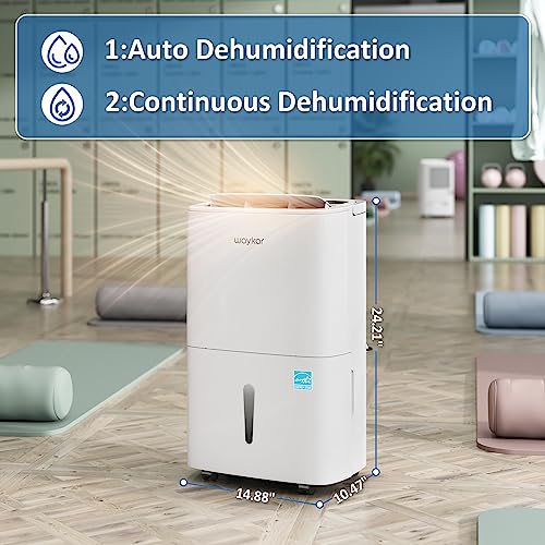 120 Pints Energy Star Home Dehumidifier with Drain Hose V9267