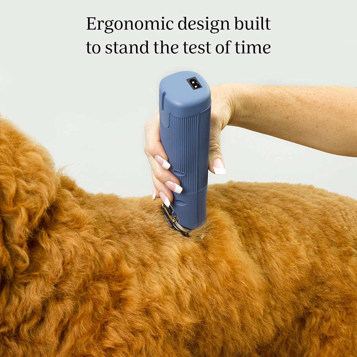 Blue Cordless Animal Clipper with Detachable Blade P110