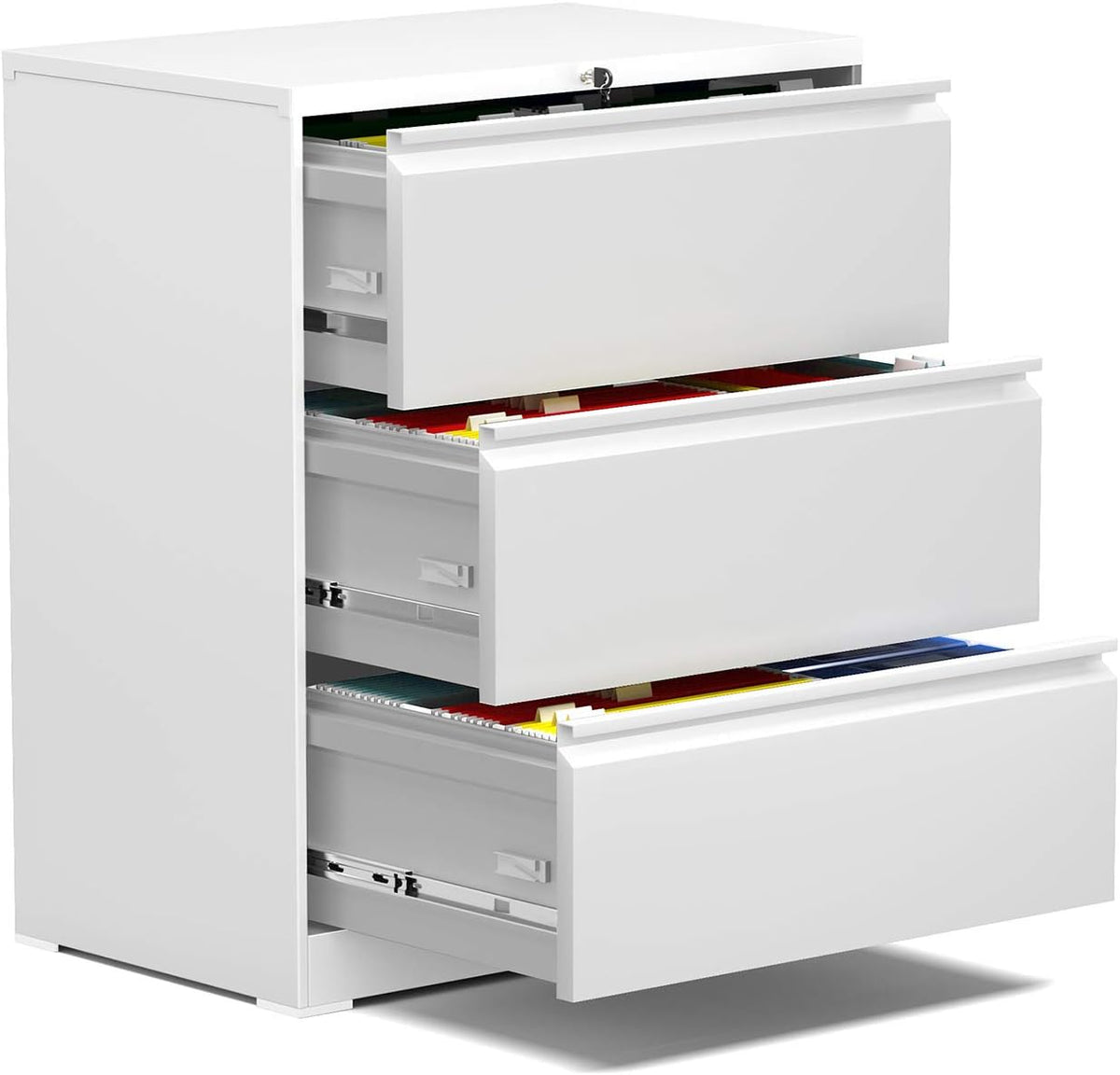 3 Drawer Metal File Cabinet with Lock R8804