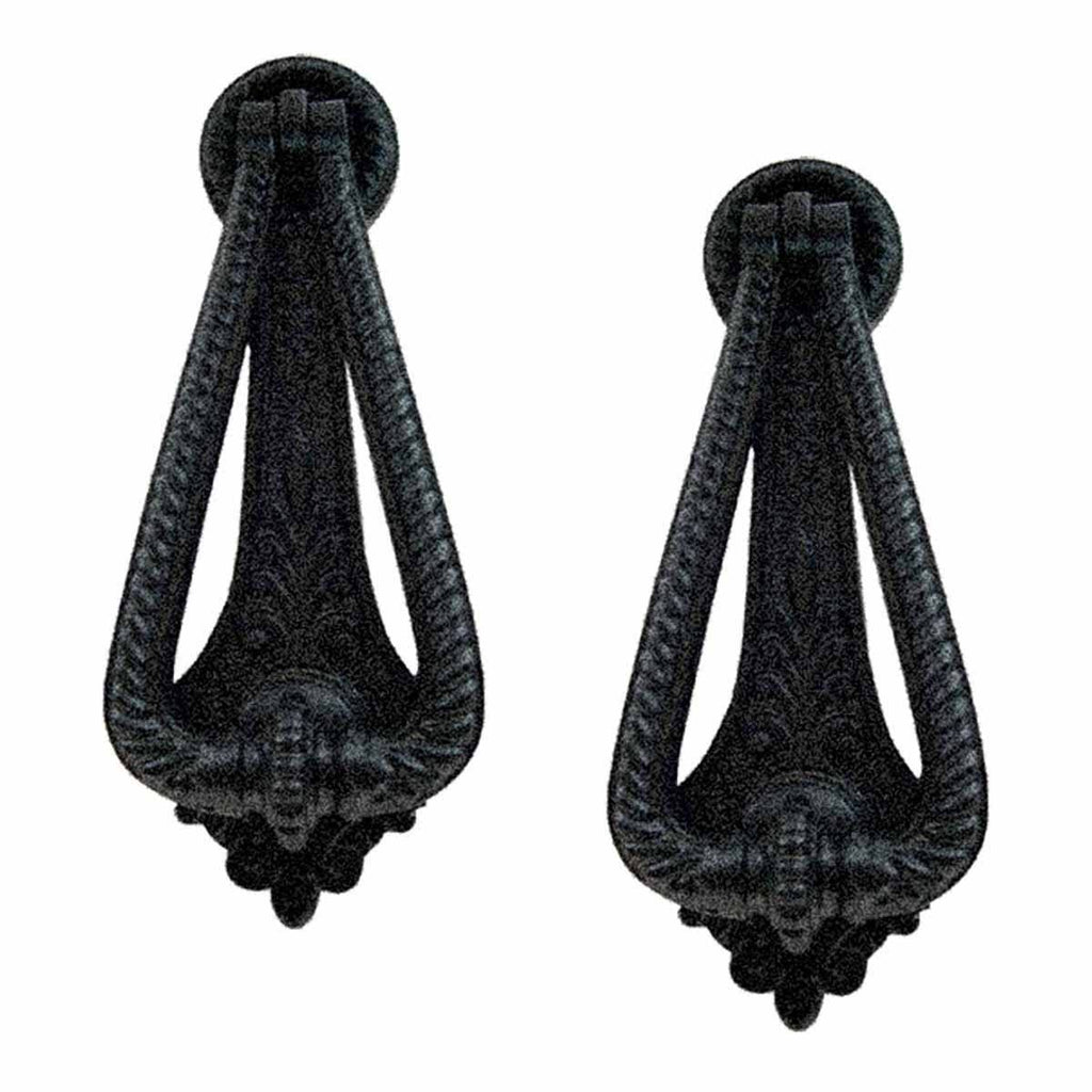 2 Door Knocker Black Cast Iron A152