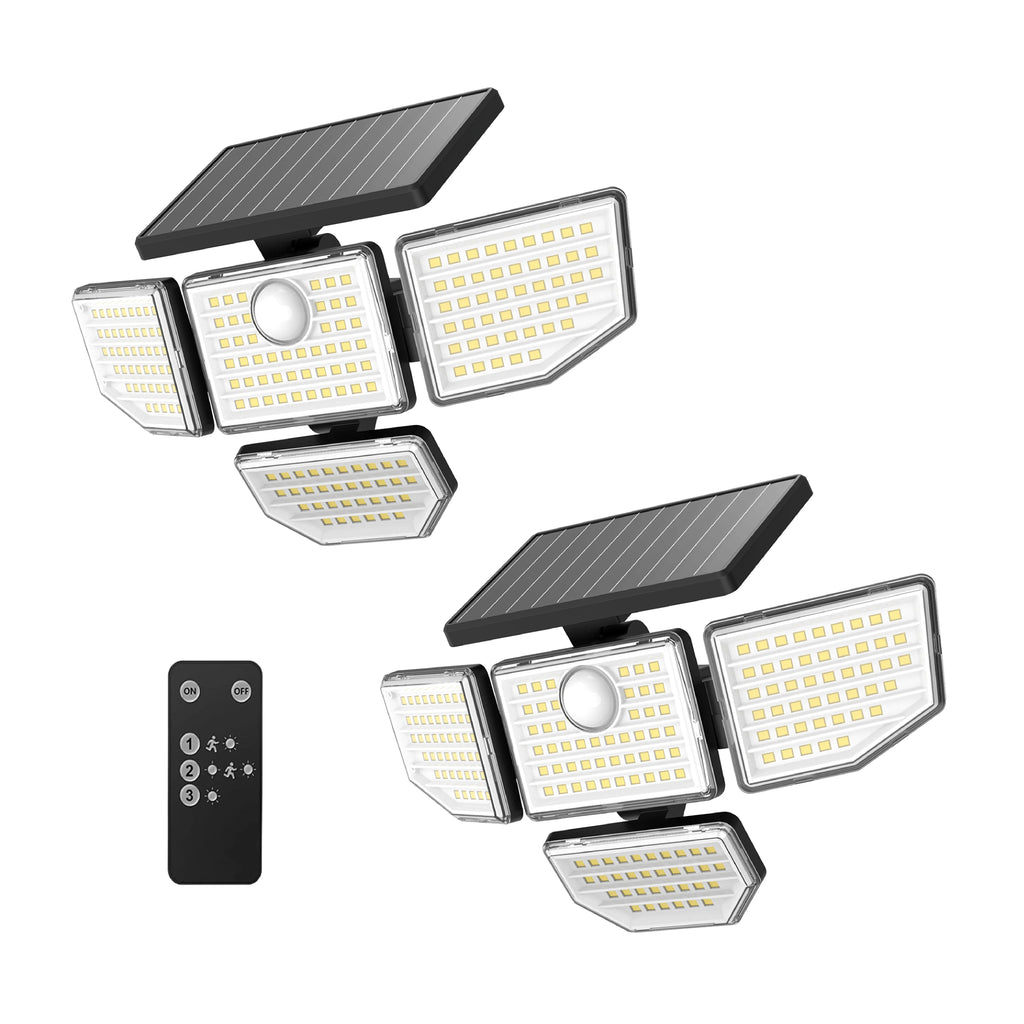 Adjustable Solar Motion LED Security Light 2-Pack T3635